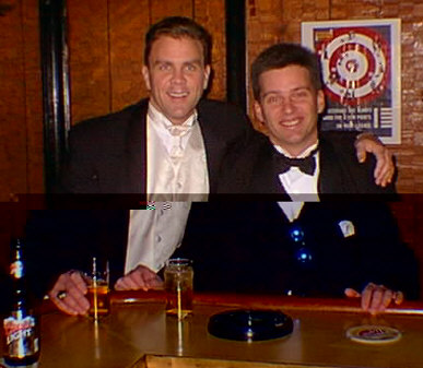 Hey - that's not mel gibson - believe it or not - this is the nite he proposes.  Not to Paul, but to his soon to be wife.